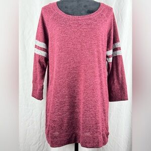 NOBO 3/4 Sleeve Crew Neck Sweater